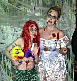 Coolest Handmade Zombie Ariel Costume Zombie disney, Disney 