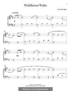 Wildflower Waltz by R. Donahue - sheet music on MusicaNeo