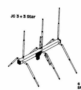 Jogunn 3x3 звезда 10/11 метр база антенна eBay