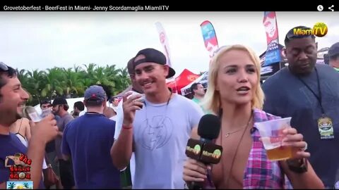 Jenny Scordamaglia @ Grovetoberfest - BeerFest in Miami- Mia