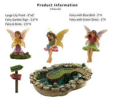 Fairy Baby of the Month Fairy Garden Mini July Waterlily Myt