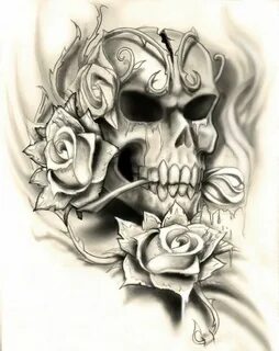 Pin by Nadine Fasy Kaisinger on Skulls Skull rose tattoos, S