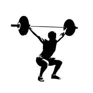 Woman Lifting Weights Clip Art Сток видеоклипы - iStock