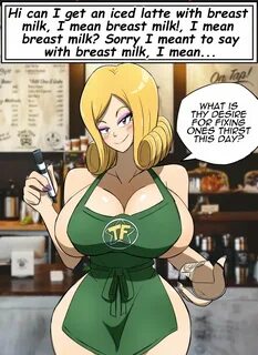 Starbucks boobs