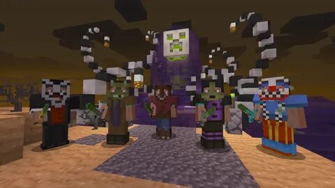 2 packs de textures spécial Halloween pour Minecraft Xbox Ed