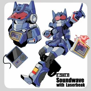 Female Soundwave Transformers cybertron, Transformers soundw