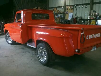 1965 Chevy classic stepside pickup truck restored and beauti