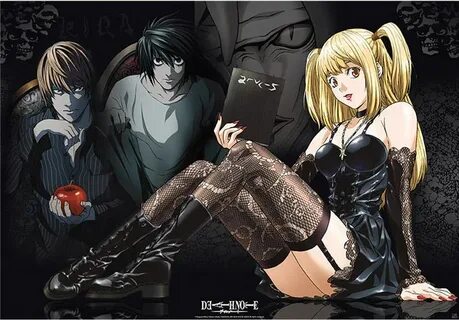 Poster Death Note, Mia, L y Light por 8,71 € - Qué Friki