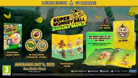 Sega Reveals Digital And Physical Versions Of Super Monkey B