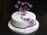 60th birthday flower explosion Birthday cake for women simpl