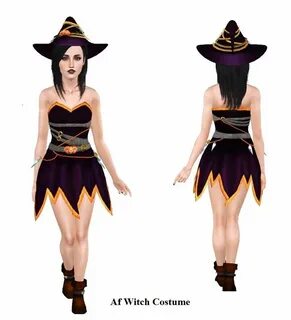 Halloween CC Part 13 Female & Male WitchCostume By VenusPrin