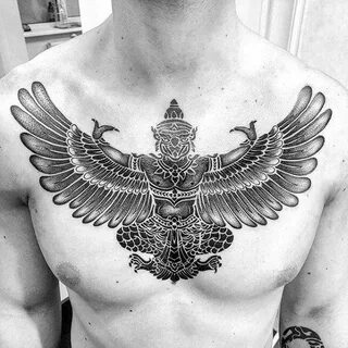 50 Garuda Tattoo Designs For Men - Humanoid Bird Ink Ideas T