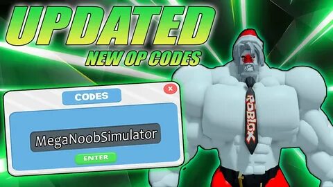 ALL *OP* SECRET CODES!? Roblox Mega Noob Simulator 2021 - Yo