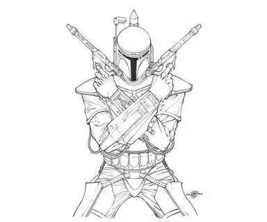 Boba Fett Coloring Pages - NEO Coloring