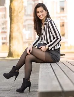 Outfit: Striped Blouse and Hotpants TheBeautyMusthaves