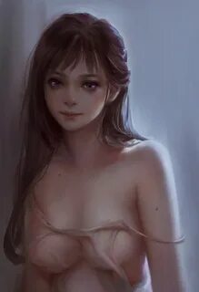 Digital art small boobs