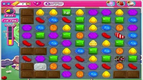 Candy Crush Saga Level 59 - No Boosters (with commentary) - 