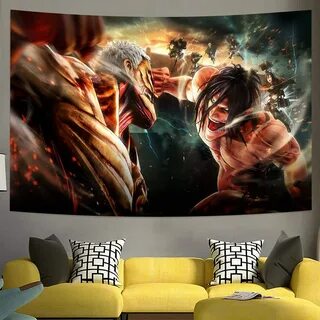 Attack on titan tapestry