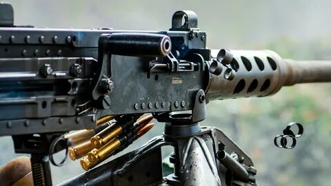 Legendary M2 Browning .50 Caliber Machine Gun in Action / Li