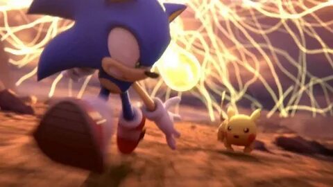 Sonic Trying To Save Pikachu In Super Smash Bros Ultimate Ha