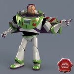 Buzz Lightyear Pose 2 3D Model #AD ,#Lightyear# Buzz# Model#