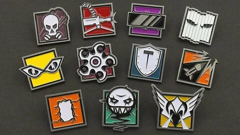 Rainbow Six Siege Official Operator Pins - YouTube