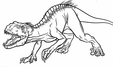 28 best ideas for coloring Indoraptor Coloring Pages Printab