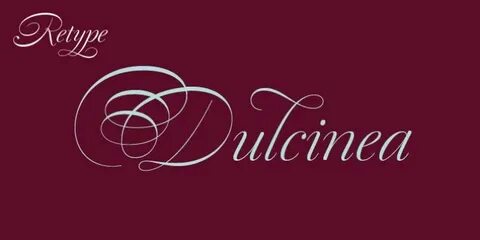 Dulcinea font download Download fonts, Fonts, Lettering font