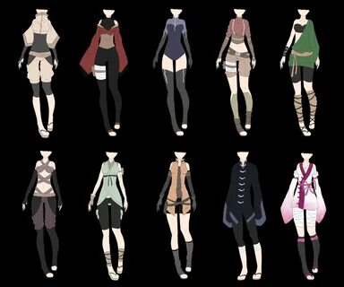 Naruto Oc Female Outfits - narutocw