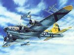 B-17G Flying Fortress A Bit O Lace Painting by Stu Shepherd 