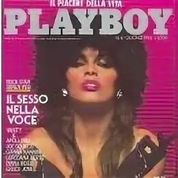 Vanity, Playboy Magazine June 1985 Cover Photo - Italy