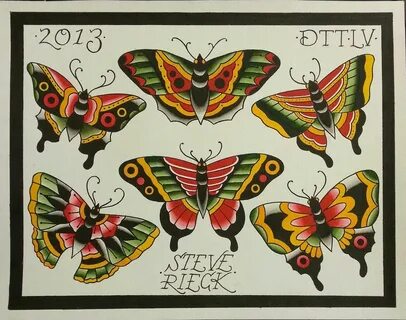 Traditional Style Butterfly Tattoo - Tattoos Concept