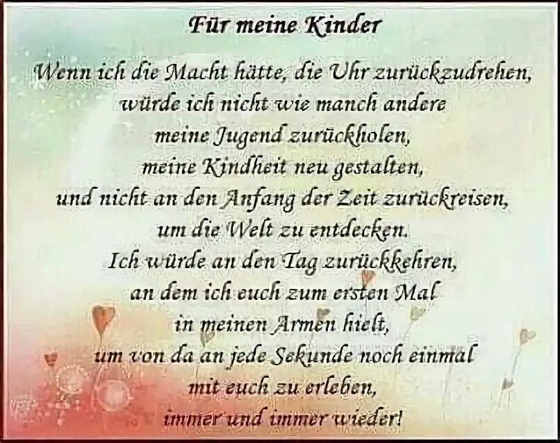 May be an image of text that says 'Für meine Kinder Wenn ich die Macht...