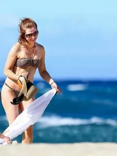 Alyson Hannigan in a bikini -02 GotCeleb