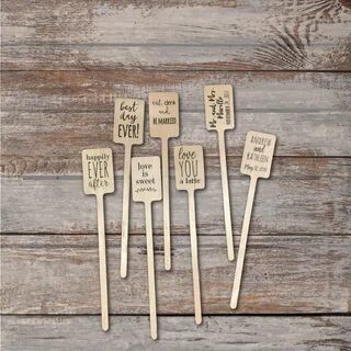 Пользовательские деревянные палочки для размешивания для сва