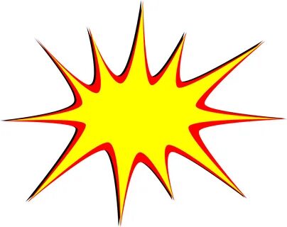 Transparent Exploding Star Clipart - Boom Png - Full Size Cl