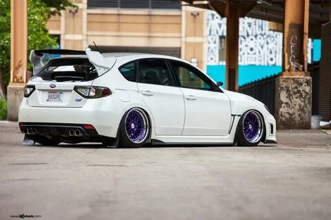 Amazing Transformation of White Stanced Subaru WRX with Cust