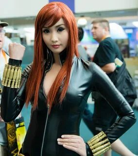 Alodia Gosiengfiao - Black Widow During SDCC at San Diego . 