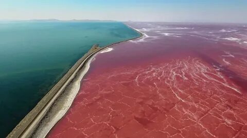 Drone Captures Luminous Colors of Great Salt Lake, Utah - Yo