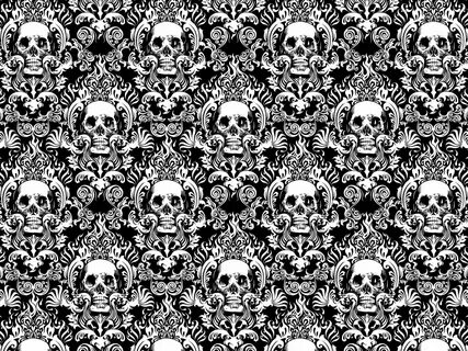 Skull Pattern Wallpapers - Wallpaper Cave