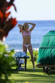 LINDSAY ARNOLD in Bikini on the Beach in Hawaii 12/03/2017 -