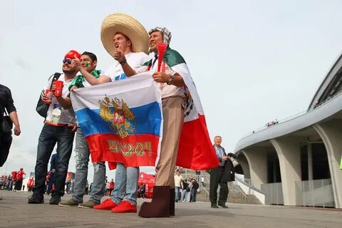 Казанский репортер: Россия - Мексика. Фоторепортаж