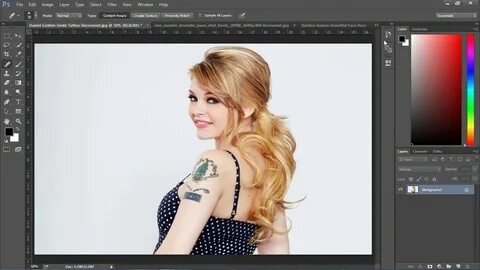 how to remove clothes from image in photoshop - YouTube