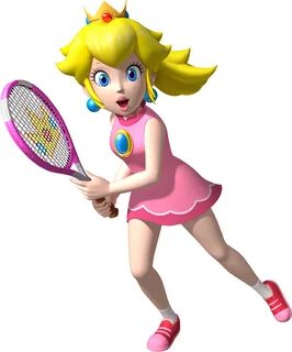 Princess Peach Transparent Png - Mario Tennis Open Peach Cli