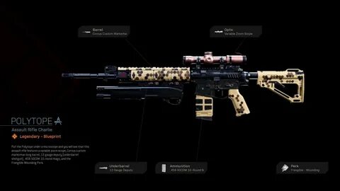 Polytope COD Warzone and Modern Warfare Weapon Blueprint Cal