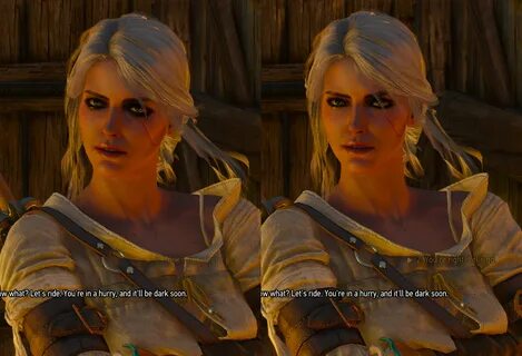 Eye and Makeup Tweaks for Ciri and Yen at The Witcher 3 Nexu