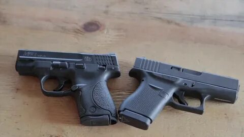 Glock 43 vs Smith and Wesson M&P Shield 9mm - YouTube
