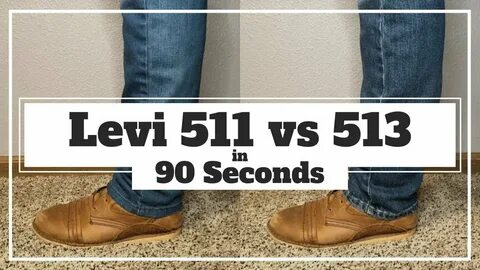 Levi 511 vs 513 - Understanding the Difference - YouTube
