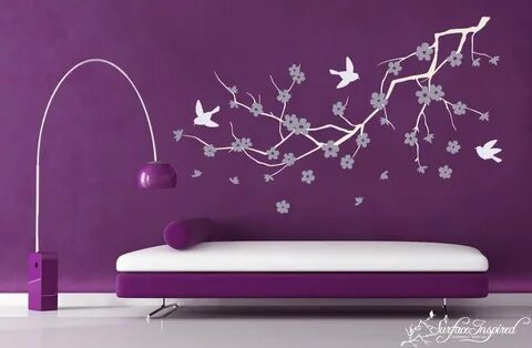 This is my purple heaven!! Purple walls, Kids wall decals, P