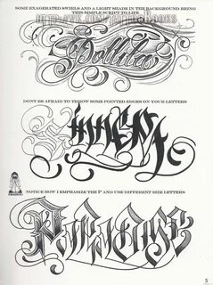 Big Sleeps Letters To Live By Vol.2 Tattoo lettering styles,